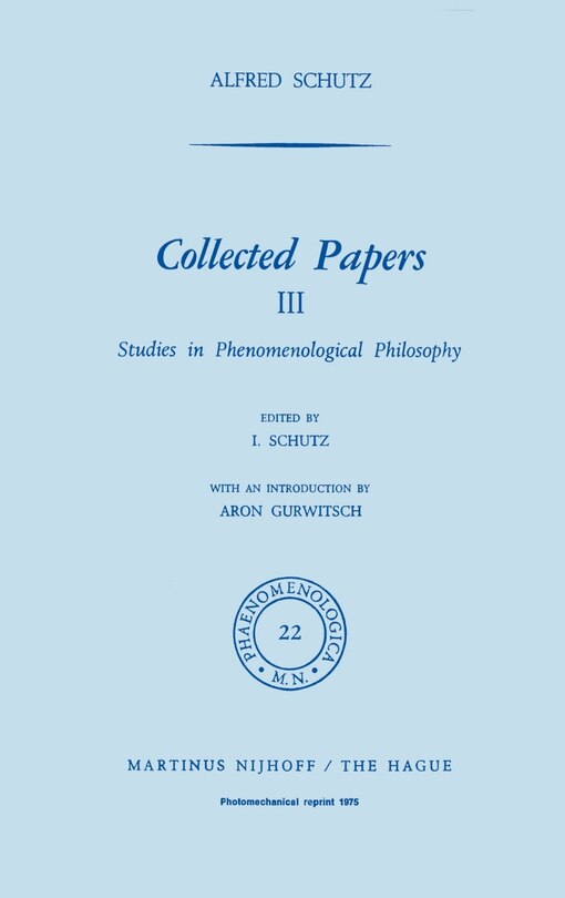 Front cover_Collected Papers III