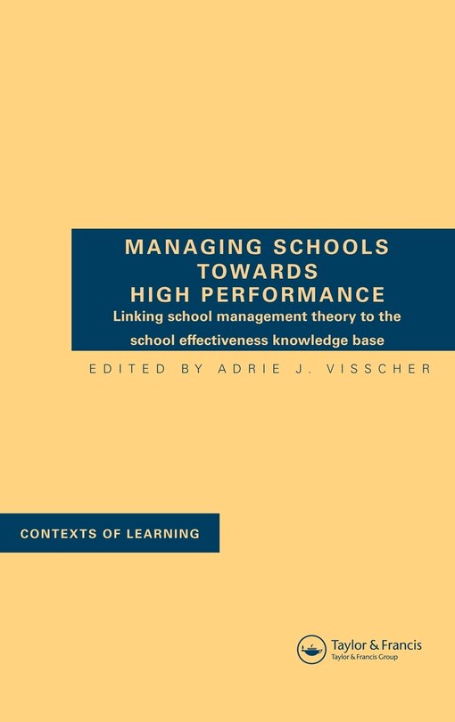 Couverture_Managing Schools Towards High Performance