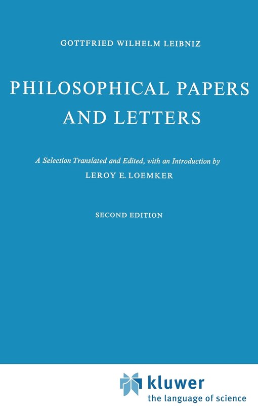 Front cover_Philosophical Papers and Letters