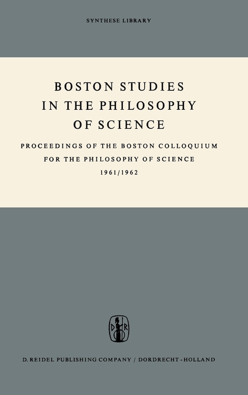 Front cover_Boston Studies in the Philosophy of Science