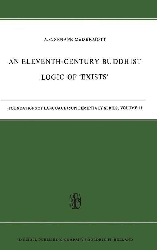 Front cover_An Eleventh-Century Buddhist Logic of 'Exists'