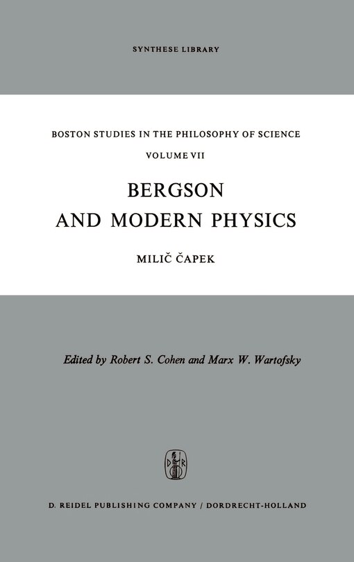 Couverture_Bergson and Modern Physics