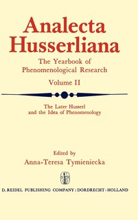 Front cover_The Later Husserl and the Idea of Phenomenology