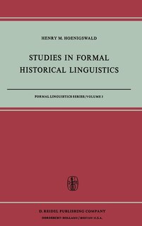 Couverture_Studies in Formal Historical Linguistics
