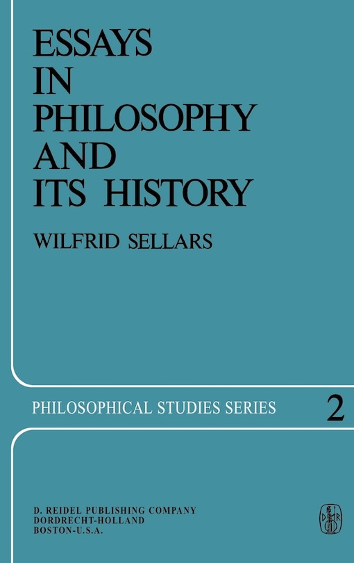 Front cover_Essays In Philosophy And Its History