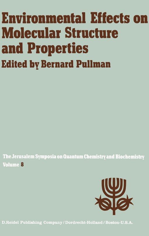 Front cover_Environmental Effects on Molecular Structure and Properties