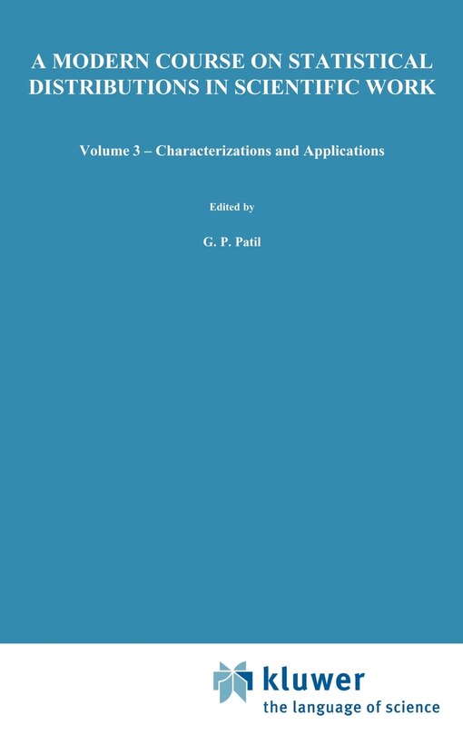 Front cover_A Modern Course on Statistical Distributions in Scientific Work