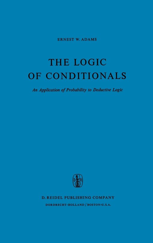 Front cover_The Logic of Conditionals