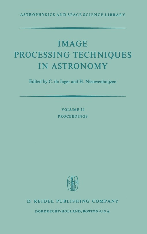 Front cover_Image Processing Techniques in Astronomy
