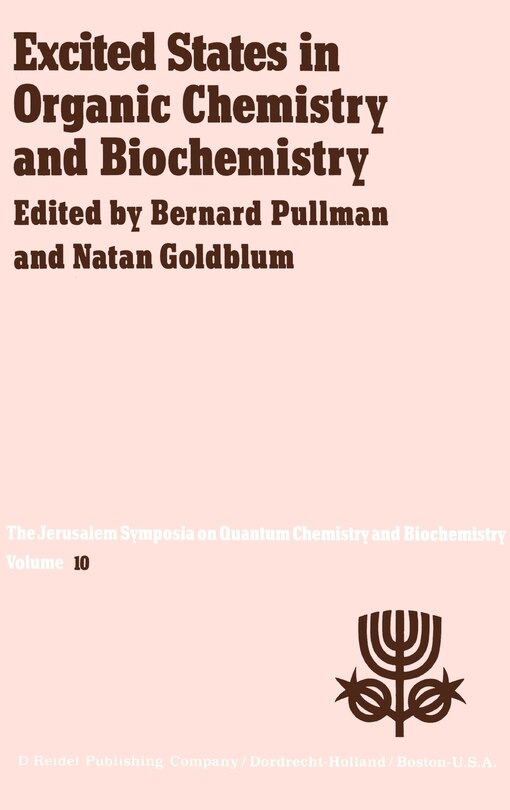 Front cover_Excited States in Organic Chemistry and Biochemistry