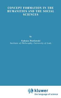 Front cover_Concept Formation in the Humanities and the Social Sciences