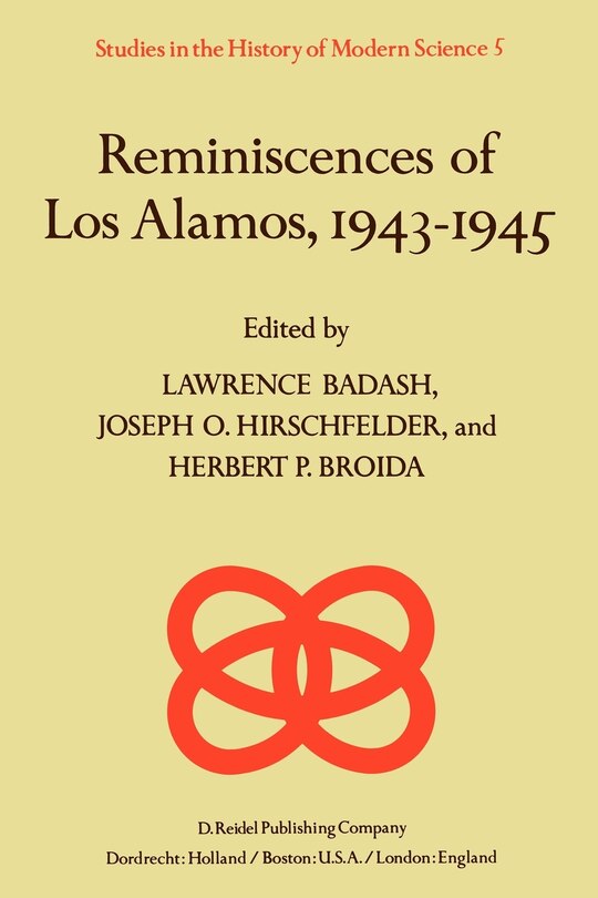 Couverture_Reminiscences of Los Alamos 1943-1945