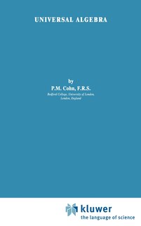 Front cover_Universal Algebra