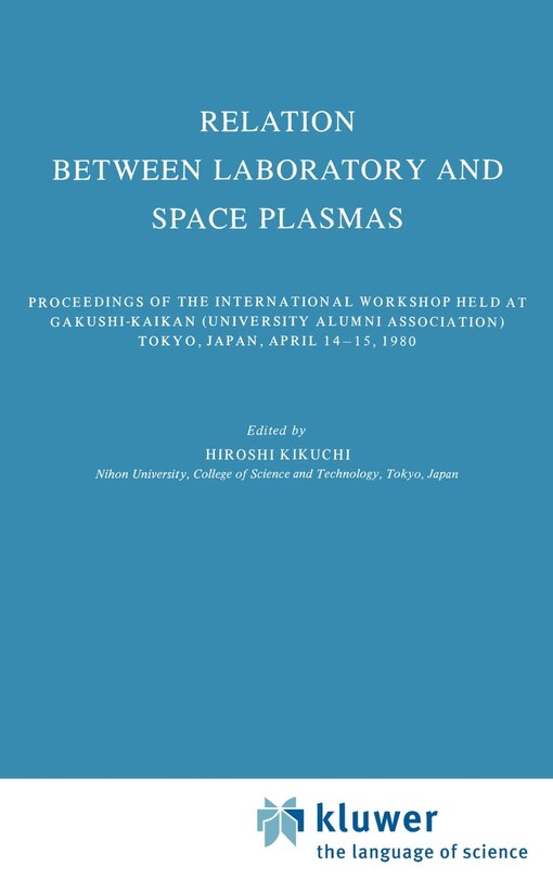 Front cover_Relation Between Laboratory and Space Plasmas