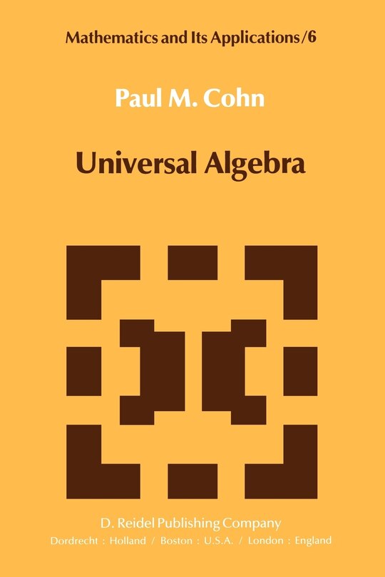 Front cover_Universal Algebra