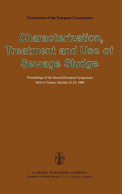 Front cover_Characterization, Treatment and Use of Sewage Sludge