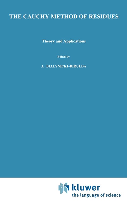 Couverture_The Cauchy Method of Residues