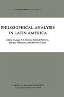 Front cover_Philosophical Analysis In Latin America