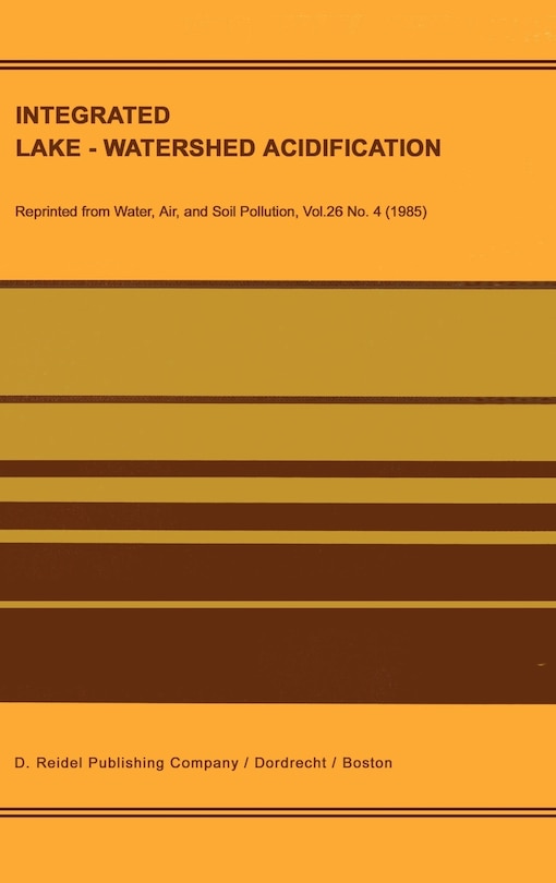 Front cover_Integrated Lake-Watershed Acidification