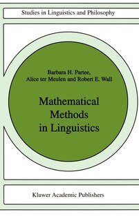 Couverture_Mathematical Methods In Linguistics