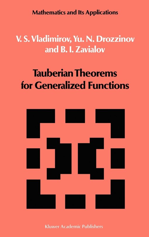 Couverture_Tauberian Theorems For Generalized Functions