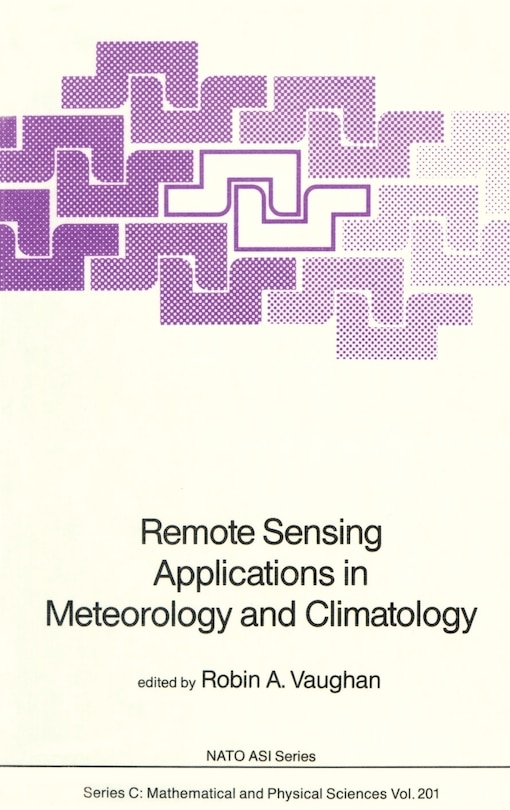 Couverture_Remote Sensing Applications In Meteorology And Climatology