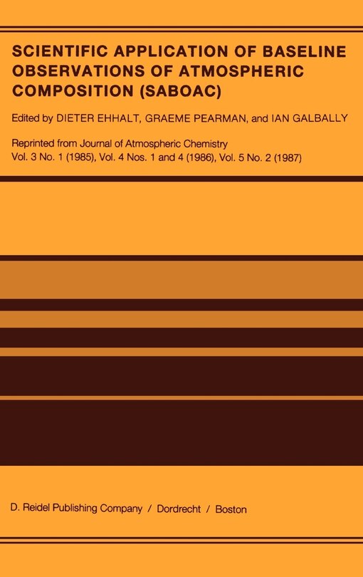 Couverture_Scientific Application of Baseline Observations of Atmospheric Composition (SABOAC)