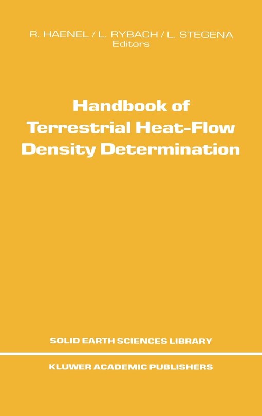 Front cover_Handbook of Terrestrial Heat-Flow Density Determination