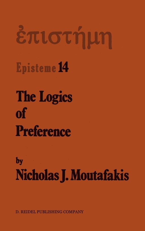Front cover_The Logics of Preference