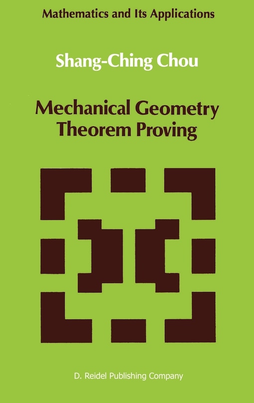 Couverture_Mechanical Geometry Theorem Proving