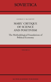 Couverture_Marx' Critique of Science and Positivism