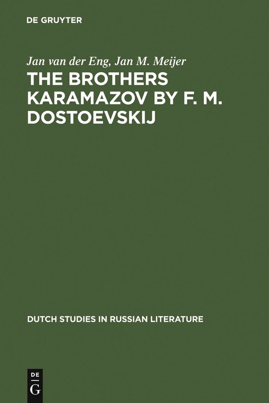 Front cover_The Brothers Karamazov by F. M. Dostoevskij