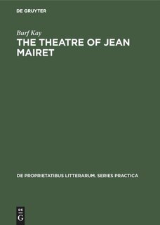 Couverture_The Theatre of Jean Mairet
