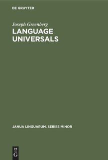 Front cover_Language Universals
