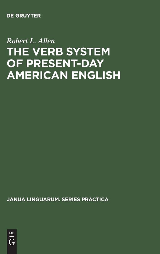 Couverture_The Verb System of Present-Day American English