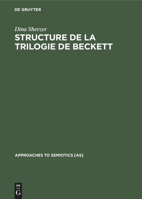 Front cover_Structure de la trilogie de Beckett