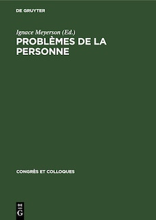 Front cover_Problèmes de la personne