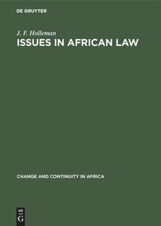 Couverture_Issues in African law