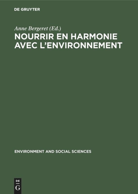 Front cover_Nourrir en harmonie avec l'environnement