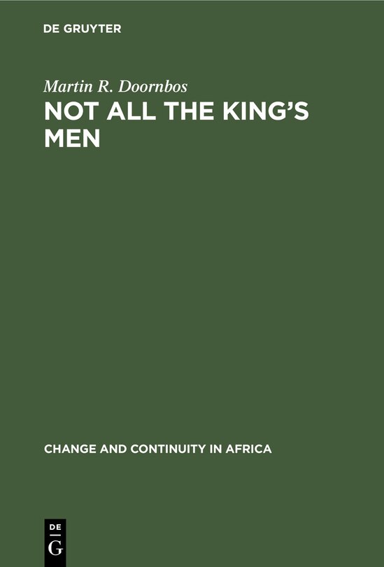 Front cover_Not all the King's Men