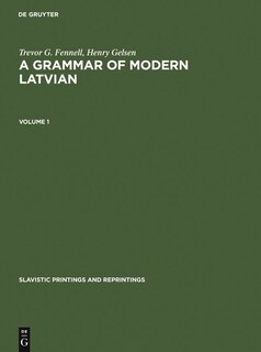 Front cover_A Grammar of Modern Latvian
