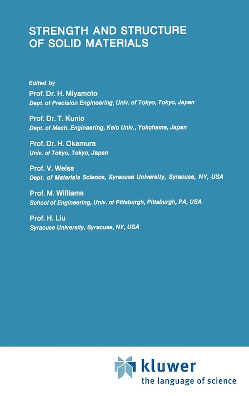 Strength And Structure Of Solid Materials