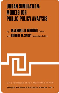 Front cover_Urban Simulation: Models For Public Policy Analysis