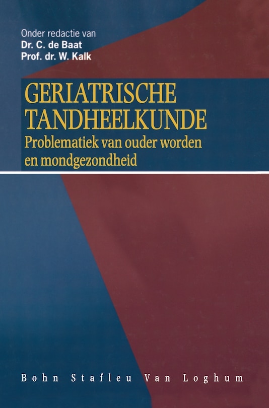 Front cover_Geriatrische Tandheelkunde
