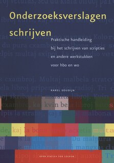 Front cover_Onderzoeksverslagen Schrijven