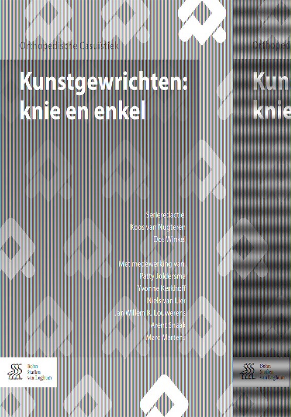 Front cover_Kunstgewrichten: Knie En Enkel