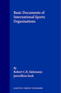 Front cover_Basic Documents of International Sports Organisations
