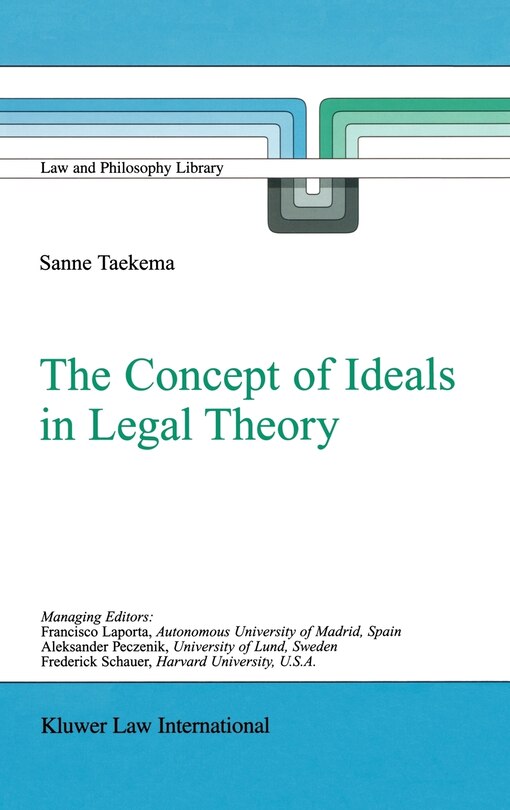 Front cover_The Concept Of Ideals In Legal Theory