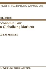 Front cover_Economic Law In Globalizing Markets