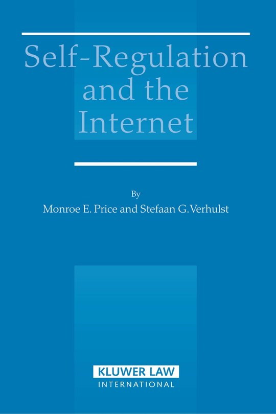 Front cover_Self Regulation And The Internet